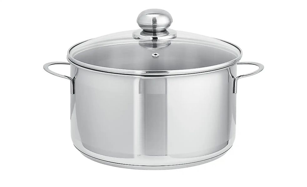 levelone Fleischtopf 24cm  Basic ¦ silber ¦ Edelstahl Ø: 24 Töpfe & Pfannen günstig online kaufen