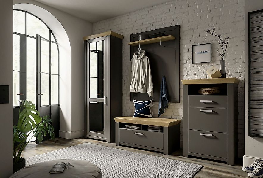 set one by Musterring Garderoben-Set "GA York Kombi 55" Set, 4 Stk. tlg. günstig online kaufen