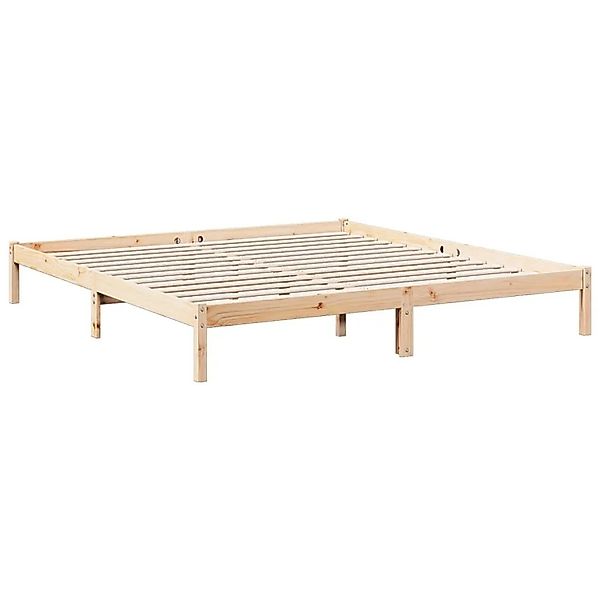 vidaXL Massivholzbett Extra Lang ohne Matratze 200x220 Kiefernholz 852426 günstig online kaufen