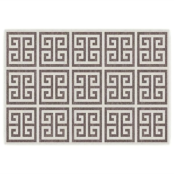 vidaXL Teppich Kurzflor Mehrfarbig 160x230 cm Rutschfest 4007223 günstig online kaufen