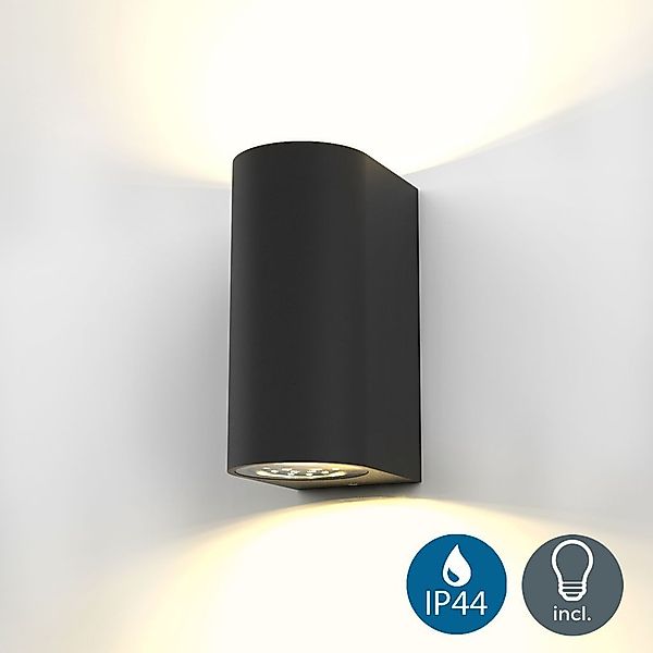 B.K.Licht Gartenstrahler LED Wandlampe Außen & günstig online kaufen