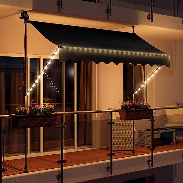 Swing&Harmonie Klemmmarkise LED - Balkonmarkise mit günstig online kaufen