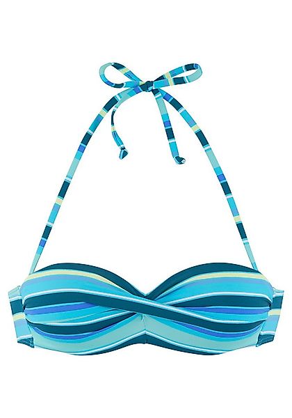 s.Oliver Bügel-Bandeau-Bikini-Top Fun, im trendigen Streifen-Design günstig online kaufen