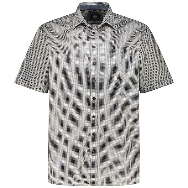 CASA MODA Freizeithemd mit Allover-Muster Farbe gelb Größe: 6XL günstig online kaufen