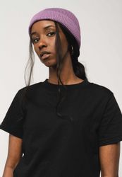 MELA Strickmütze Unisex Kurze Rippstrick Mütze günstig online kaufen