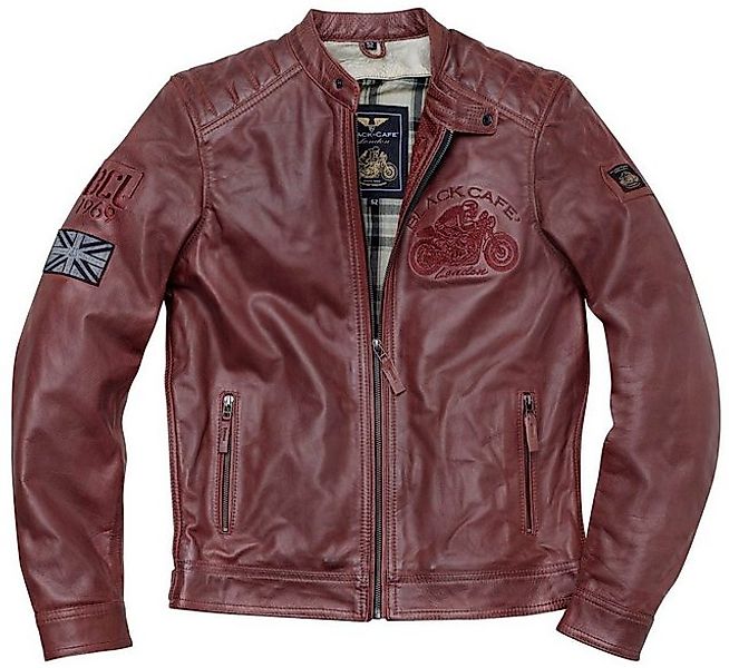 Black-Cafe London Motorradjacke Bangkok Motorrad Lederjacke reißverschluss günstig online kaufen