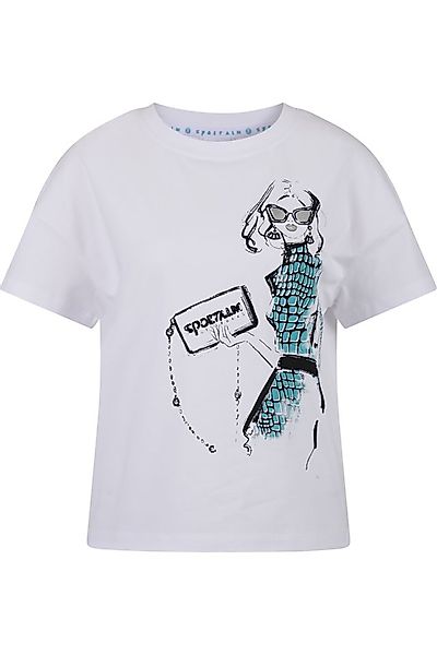 Sportalm Kitzbühel Rundhalsshirt mit Frontprint günstig online kaufen