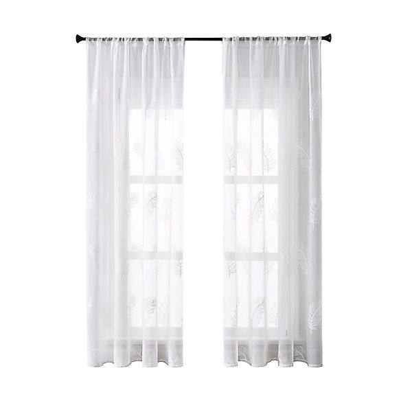 BYSURE Vorhang, Stangendurchzug (2 St), transparent, günstig online kaufen