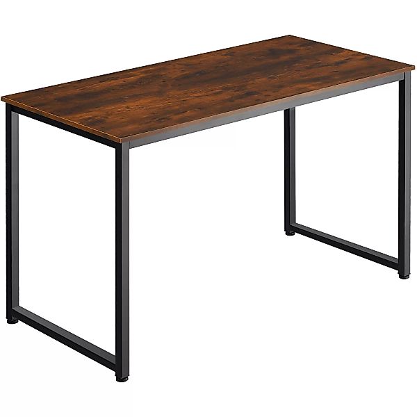 Schreibtisch Flint - Industrial Holz dunkel, rustikal, 120 cm günstig online kaufen