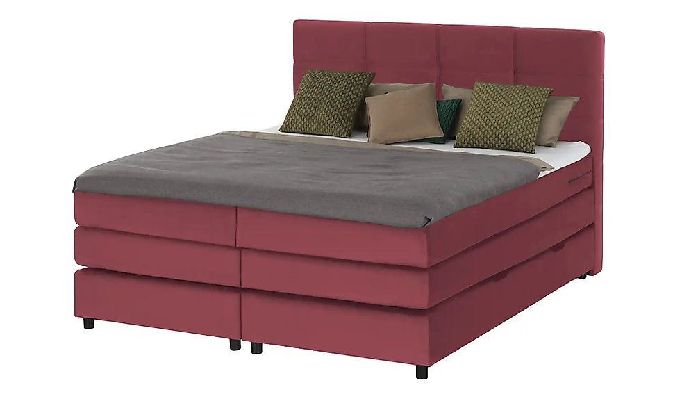 uno Boxspringbett  Wind ¦ rot ¦ Maße (cm): B: 160 H: 152 Betten > Komfortbe günstig online kaufen