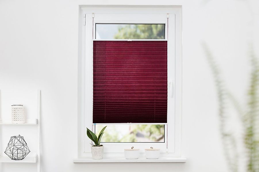 K-HOME Plissee Klemmfix Pisa, Lichtschutz, ohne günstig online kaufen