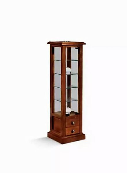 JVmoebel Vitrine Braune Vitrine Glasvitrine Holz Wohnzimmer Möbel Anrichte günstig online kaufen