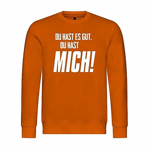 deinshirt Kapuzenpullover Herren Pullover Du hast es gut du hast mich Mit P günstig online kaufen