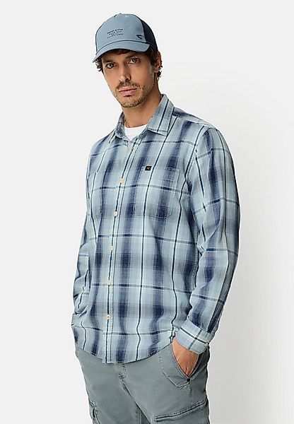 camel active Langarmhemd mit Brusttasche Langarm Kentkragen Kentkragen günstig online kaufen