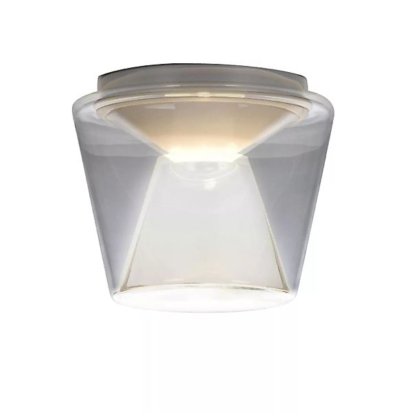 Serien - Annex Ceiling Deckenleuchte S - transparent/Reflektor: Glas opal/H günstig online kaufen