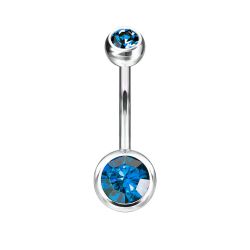 JVmoebel Bauchnabelpiercing Bananabells, Titan Bananabell KRISTALL günstig online kaufen