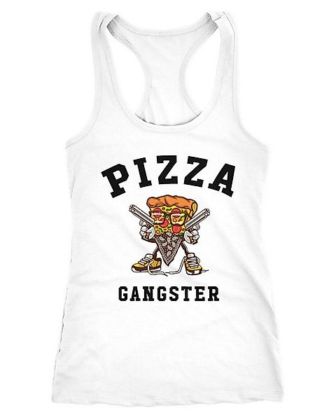 MoonWorks Tanktop Damen Tanktop Pizza Gangster Racerback Moonworks® günstig online kaufen