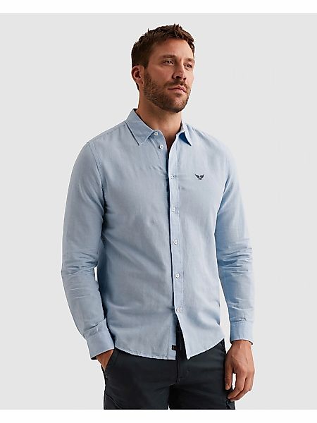 PME LEGEND Langarmhemd mit Logo Stickerei günstig online kaufen