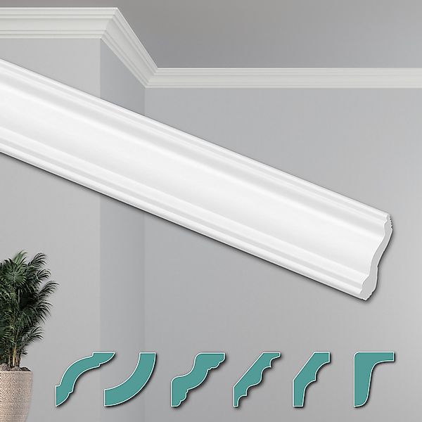 Hexim Deckenleiste ZG14, 20 Meter / günstig online kaufen