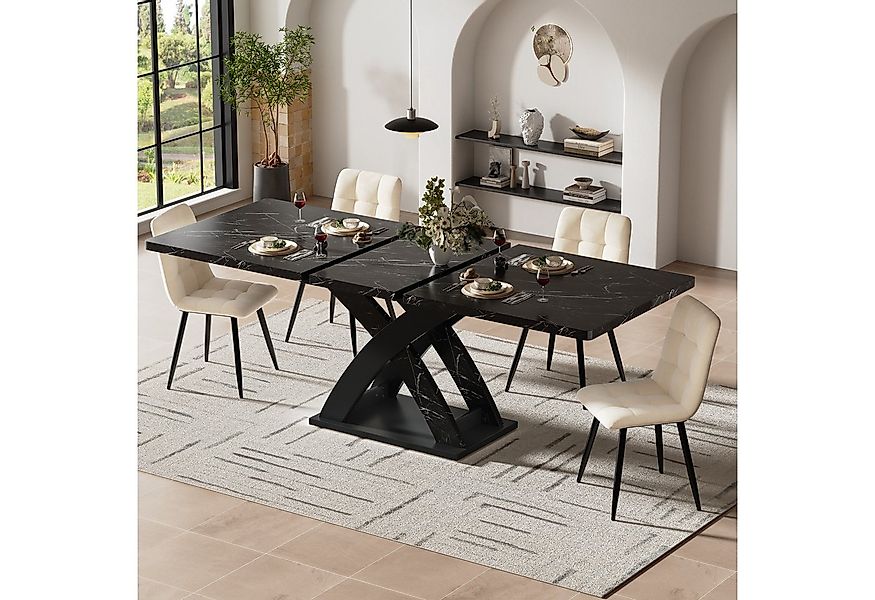 i@home Esstisch ausziehbarer Esstisch,Küchentisch, 120–160 cm (1 Tisch), Pl günstig online kaufen