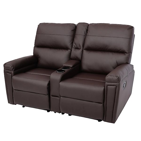 MCW 2er Kinosessel K17 Kunstleder Braun günstig online kaufen
