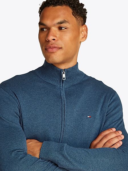 Tommy Hilfiger Strickjacke ESSENTIAL COTTON ZIP günstig online kaufen