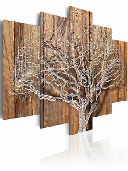 artgeist Wandbild Der Baum der Geschichte braun/weiß Gr. 200 x 100 günstig online kaufen