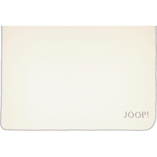 JOOP! Wohndecke Melange-Doubleface - Größe: 150x200 cm - Farbe: Natur-Silbe günstig online kaufen