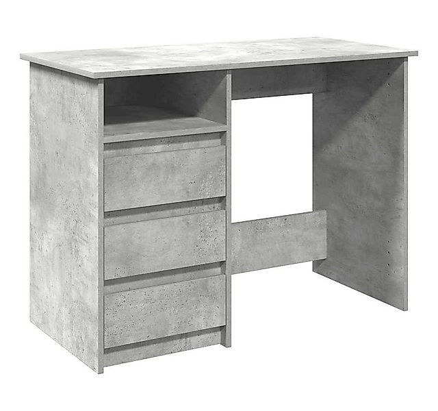 vidaXL Schreibtisch Schreibtisch Betongrau 102x50x75 cm Holzwerkstoff günstig online kaufen
