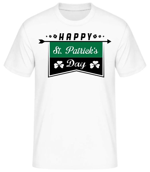 Happy St. Patrick's Logo · Männer Basic T-Shirt günstig online kaufen