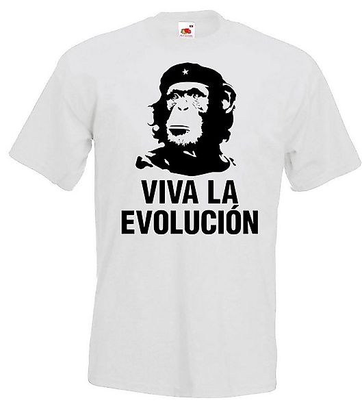 Youth Designz T-Shirt Viva la Evolucion Herren Fun T-Shirt mit trendigem Fr günstig online kaufen