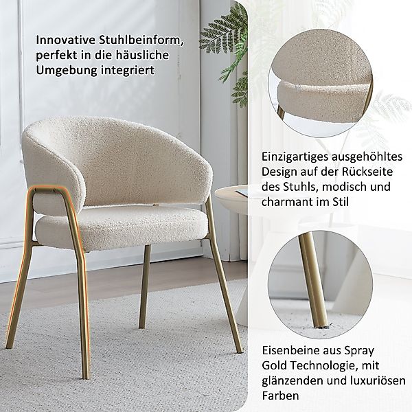 HAUSS SPOLE Polsterstuhl Esszimmerstuhl 4 St günstig online kaufen
