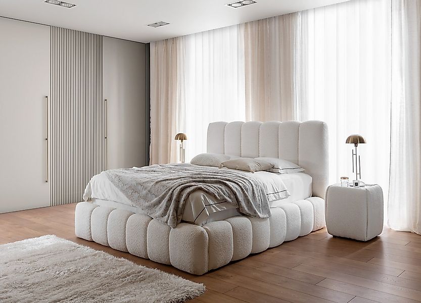 yourhouse24 Polsterbett Cande mit Bettkasten (Bettgestell mit Lattenrost), günstig online kaufen