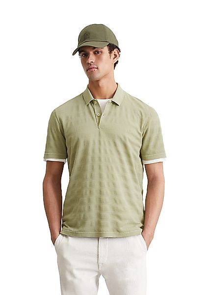 Marc O'Polo Poloshirt mit Streifenstruktur günstig online kaufen