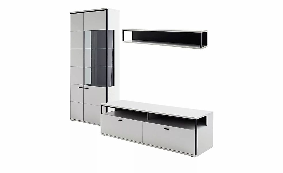 Wohnkombination  Orella ¦ weiß ¦ Maße (cm): B: 267 H: 199 T: 51.0 Kommoden günstig online kaufen