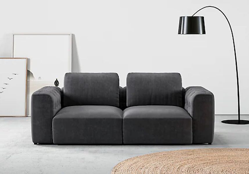 Home affaire 2-Sitzer »Cushid« Modulsofa, bestehend aus 2 Teilen, Breite 21 günstig online kaufen