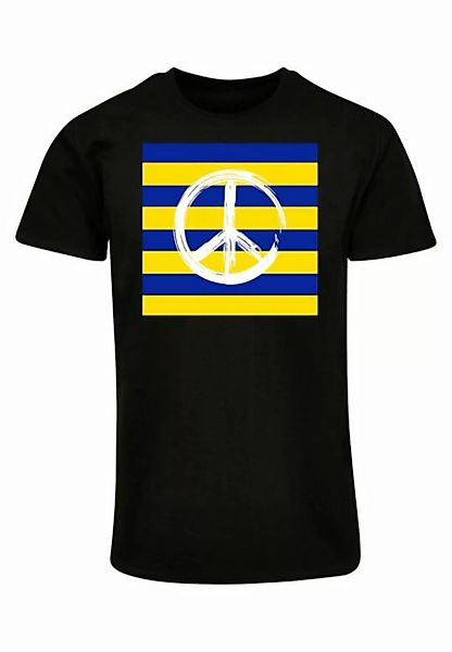 Merchcode T-Shirt Merchcode Herren Peace - Stripe Peace Basic T-Shirt (1-tl günstig online kaufen