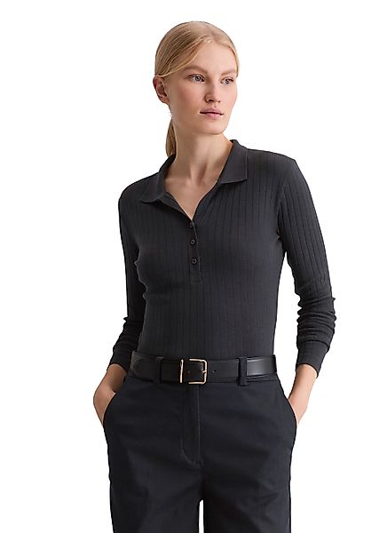 Marc OPolo Langarm-Poloshirt Jersey aus Organic-Cotton-Modal-Mix, regular f günstig online kaufen