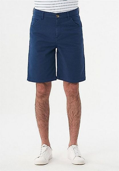 ORGANICATION Shorts Men's Regular Fit Garment Dyed Shorts in Navy günstig online kaufen