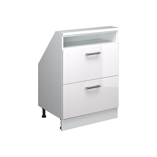 Vicco Unterschrank R-Line, Weiß Hochglanz/Weiß, 60 günstig online kaufen