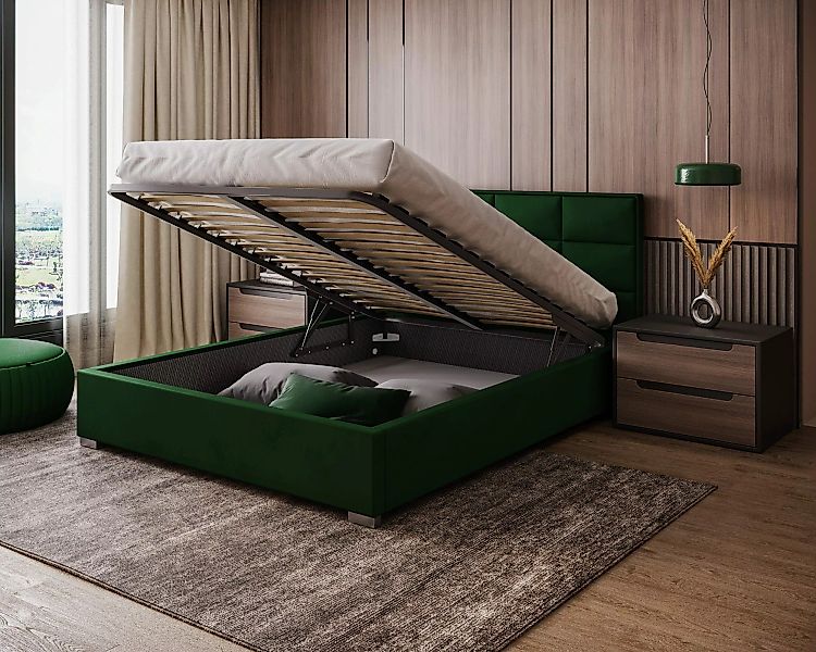 FDM Polsterbett Bettgestell Bettrahmen 120x200, 140x200, günstig online kaufen