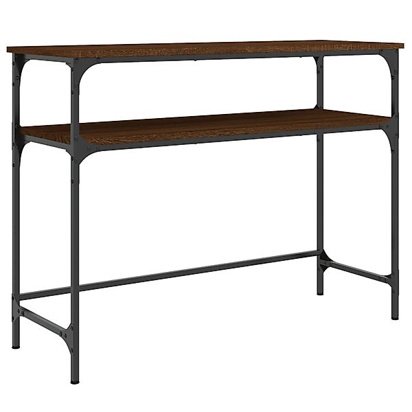 vidaXL Beistelltisch Konsolentisch Braun Eichen-Optik 100x35,5x75 günstig online kaufen