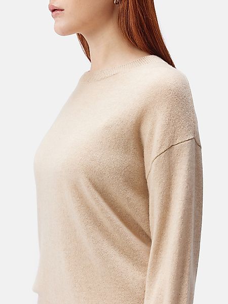 GOBI Cashmere Rundhalspullover Asymmetrischer Pullover aus günstig online kaufen