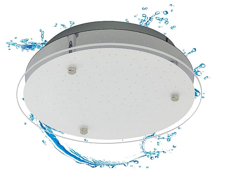 TRANGO LED Deckenleuchte, Dimmfunktion, 3101 Feuchtraum IP44 LED Deckenstra günstig online kaufen