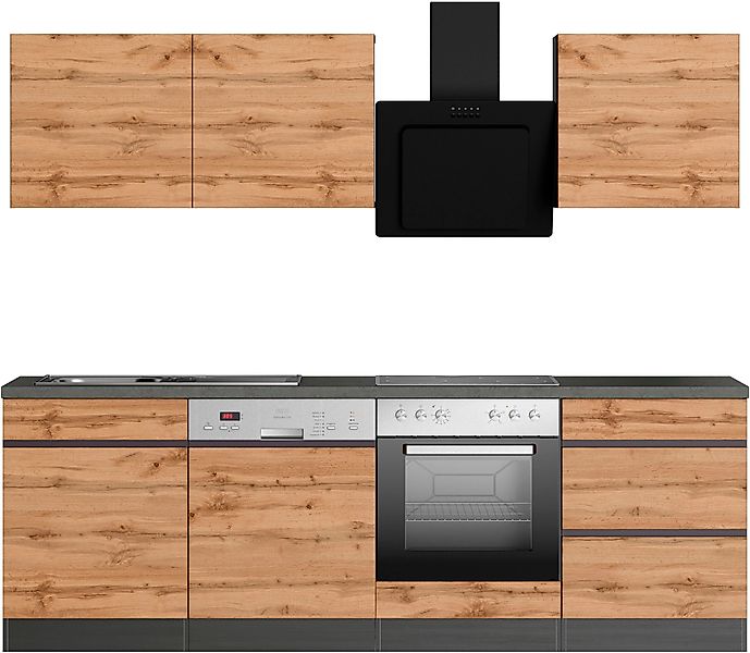 KOCHSTATION Küchenzeile KS-Riesa, Stellbreite 240 cm, günstig online kaufen
