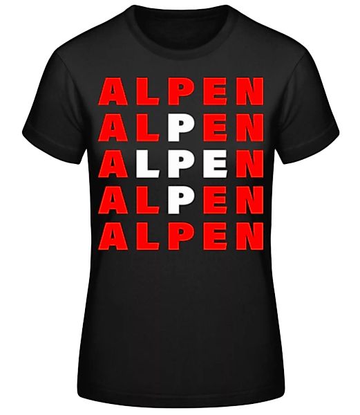 Alpen Schweiz Flagge · Frauen Basic T-Shirt günstig online kaufen