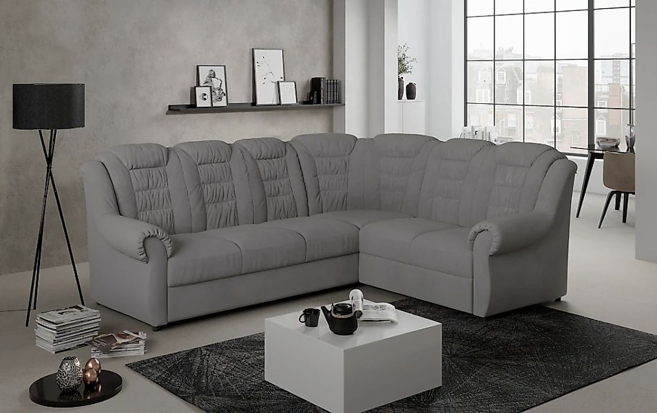 Home affaire Ecksofa »Boston L-Form«, mit hoher Rückenlehne, wahlweise mit günstig online kaufen