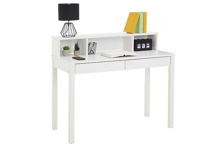 IDIMEX Schreibtisch LENNOX, Bürotisch mit Schubladen und Nische aus Kiefer günstig online kaufen