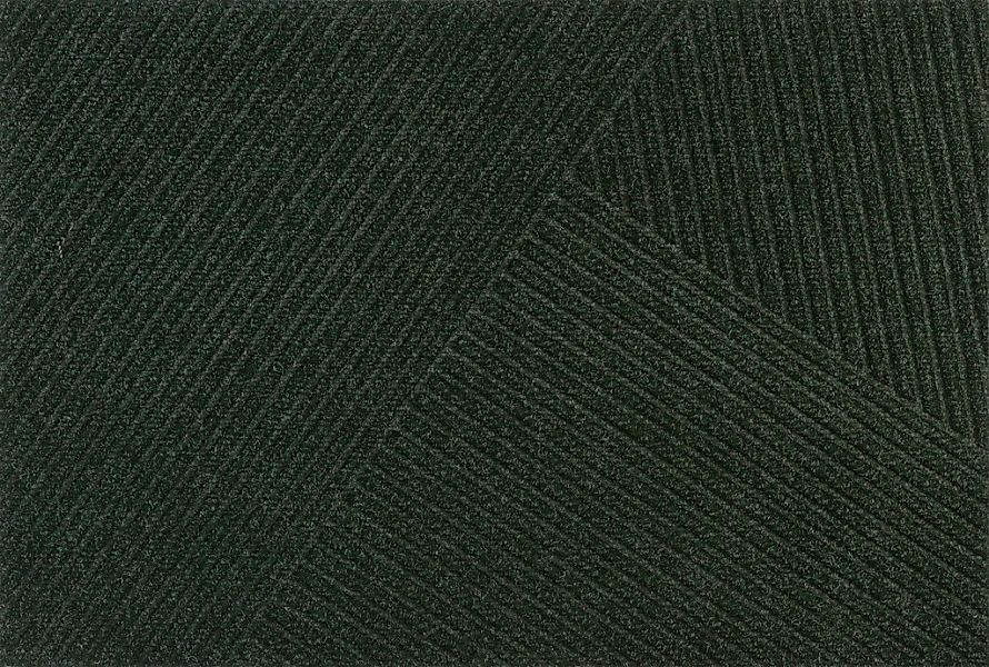 wash+dry by Kleen-Tex Fußmatte "Stripes midnight green" rechteckig 8 mm Höh günstig online kaufen