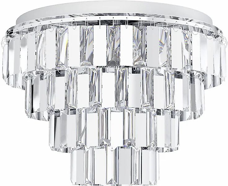 EGLO Deckenleuchte »ERSEKA Deckenlampe - Stahl - E14 - 7X40W - IP20« E14 1 günstig online kaufen